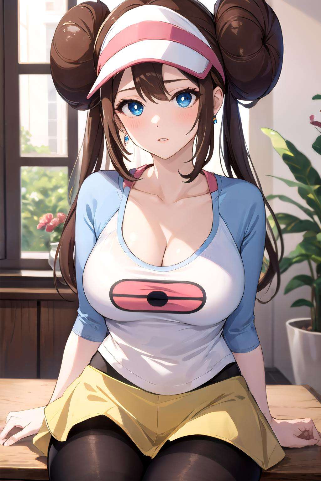 rosa pokemon,  solo,  pantyhose by Goofy Ai on Tensor.Art