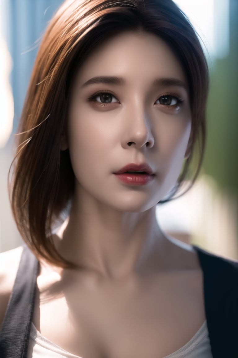 hyper realistic lifelike texture dramatic lighting unrealengine trending on artstation, award winning photo, nikon RAW photo, 8 k, Fujifilm XT3, masterpiece, best quality, realistic, photorealistic, ultra detailed, extremely detailed face,solo, 1girl,<lora:AlyssaChia_Chillout:0.8> <lora:koreanDollLikeness:0.3> <lora:shojovibe_v11:0.3>