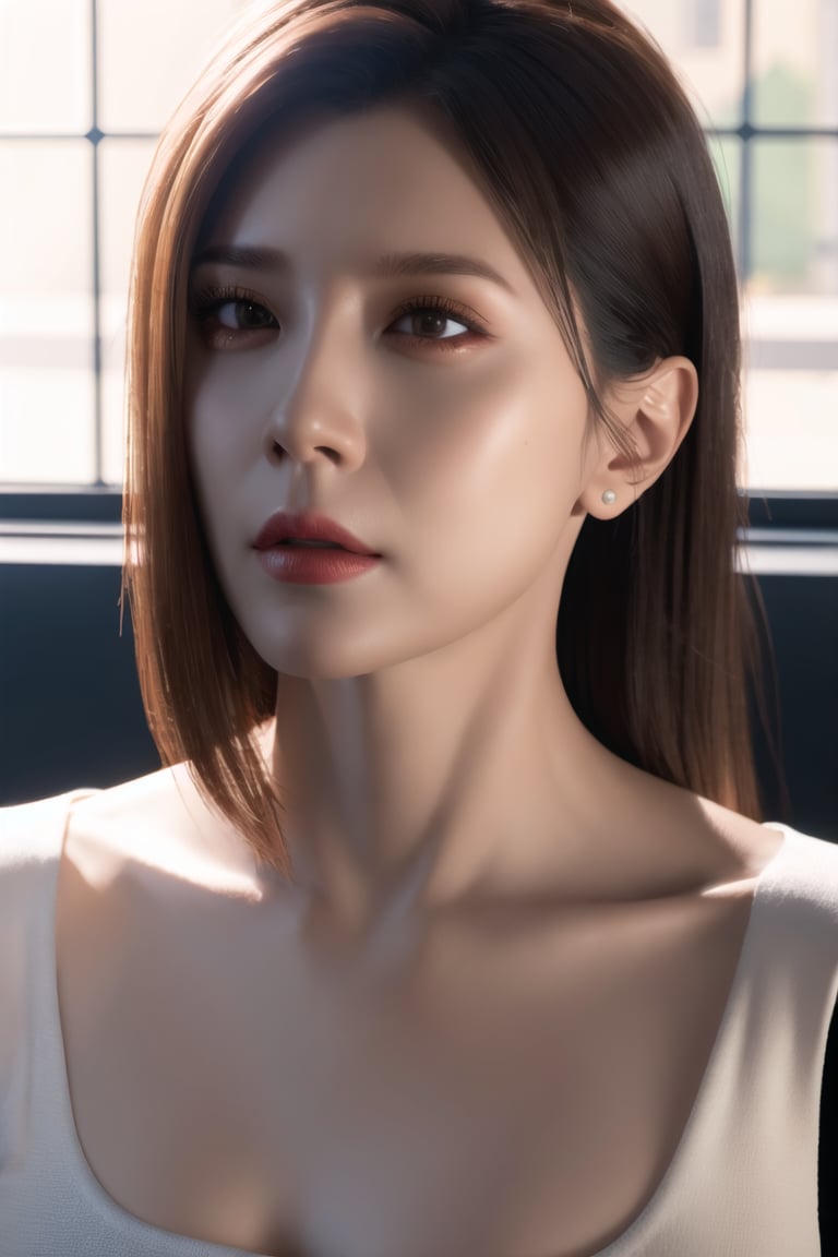 hyper realistic lifelike texture dramatic lighting unrealengine trending on artstation, award winning photo, nikon RAW photo, 8 k, Fujifilm XT3, masterpiece, best quality, realistic, photorealistic, ultra detailed, extremely detailed face,solo, 1girl, <lora:AlyssaChia_Chillout:1> <lora:koreanDollLikeness:0.3> <lora:shojovibe_v11:0.3>