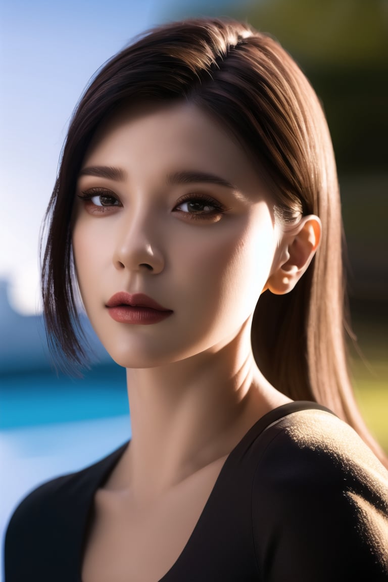 hyper realistic lifelike texture dramatic lighting unrealengine trending on artstation, award winning photo, nikon RAW photo, 8 k, Fujifilm XT3, masterpiece, best quality, realistic, photorealistic, ultra detailed, extremely detailed face,solo, 1girl, <lora:AlyssaChia_Chillout:1> <lora:koreanDollLikeness:0.3> <lora:shojovibe_v11:0.3>