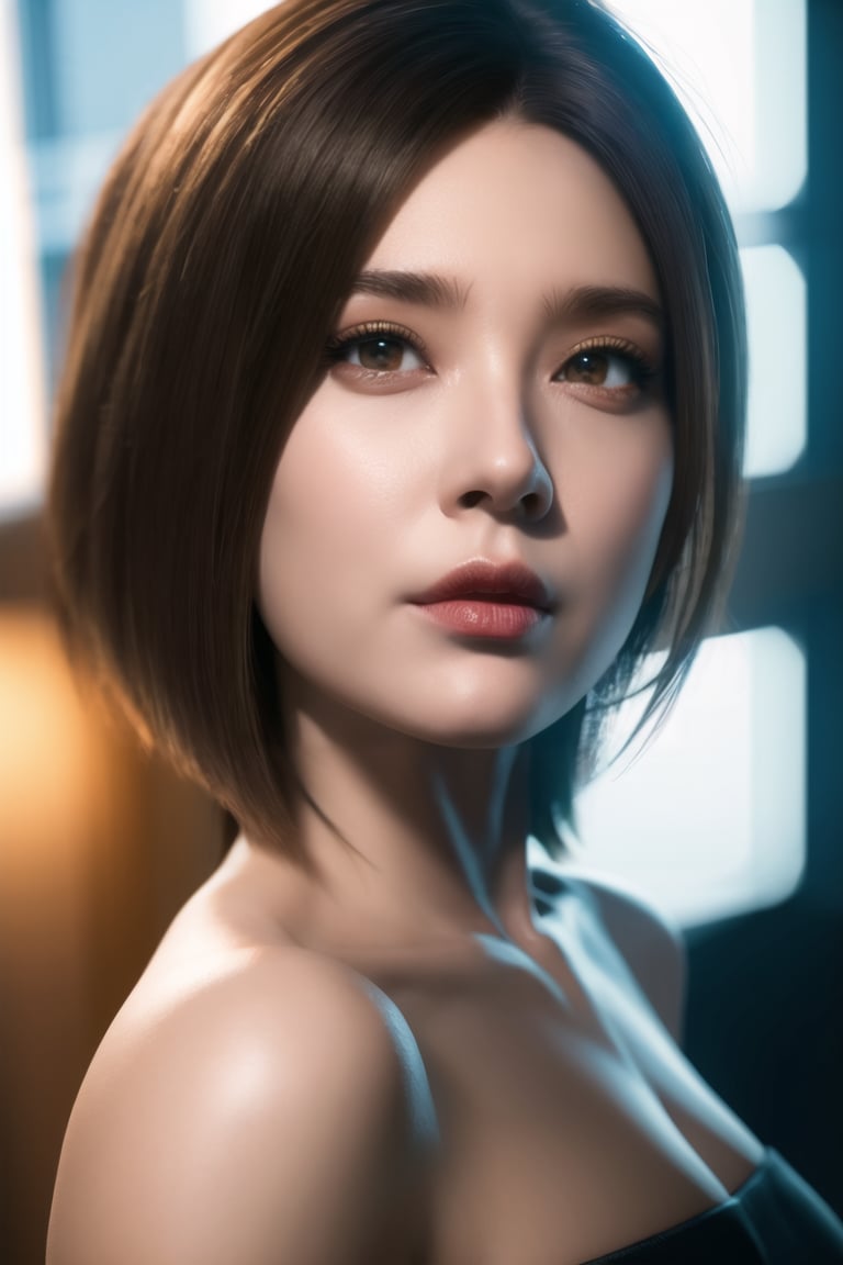 hyper realistic lifelike texture dramatic lighting unrealengine trending on artstation, award winning photo, nikon RAW photo, 8 k, Fujifilm XT3, masterpiece, best quality, realistic, photorealistic, ultra detailed, extremely detailed face,solo, 1girl,<lora:AlyssaChia_Chillout:0.8> <lora:koreanDollLikeness:0.15> <lora:koreanDollLikeness:0.08>