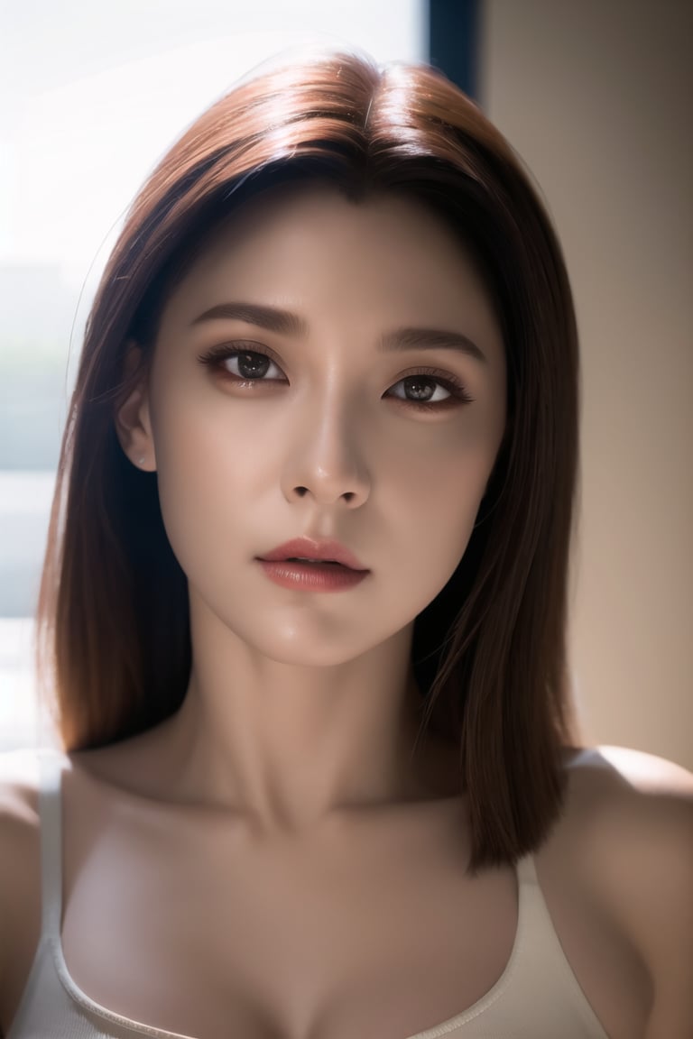 hyper realistic lifelike texture dramatic lighting unrealengine trending on artstation, award winning photo, nikon RAW photo, 8 k, Fujifilm XT3, masterpiece, best quality, realistic, photorealistic, ultra detailed, extremely detailed face,solo, 1girl,<lora:AlyssaChia_Chillout:0.8> <lora:koreanDollLikeness:0.3> <lora:shojovibe_v11:0.3>