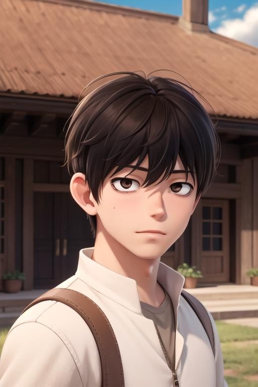 masterpiece, best quality, game cg, 1boy, solo, male focus, looking at viewer, upper body, depth of field, , , <lora:yukito_urabe:0.66>, yukito_urabe, black hair, brown eyes, sanpaku, bags under eyes, , The Palace of Dreams, 2k resolution