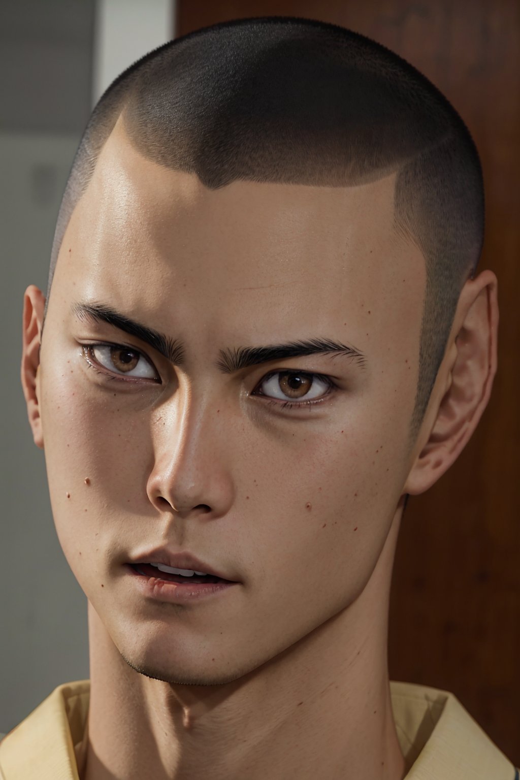 Realistic, Handsome Teenager RYŪNOSUKE TANAKA BUZZCUT