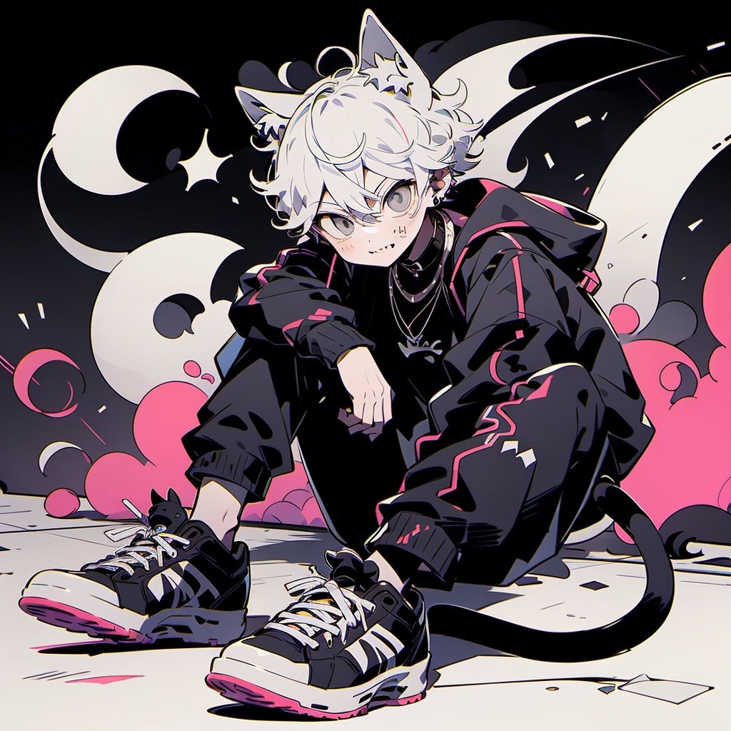 Larme Kei,  1boy,  cat by Keiron设计 on Tensor.Art