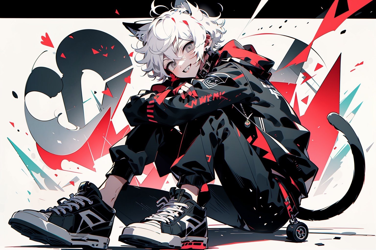 Larme Kei,  1boy,  cat by Keiron设计 on Tensor.Art