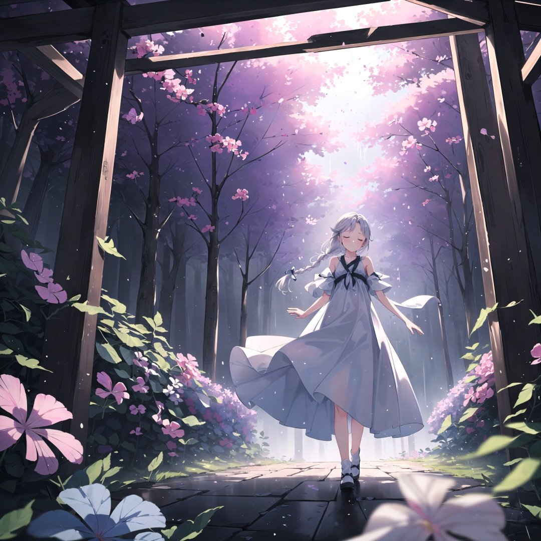 late at night,  dark,  light rain by hans on Tensor.Art