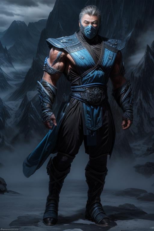 design, interrior, interriordesign <lora:Subzero_v1:1>Masterpiece, best quality, (highly detailed raw photo:1.2), 8k render in octane, volumetric lighting, volumetric shadows  <lora:more_details:0.6>a man wearing a  blue armor, ((full body view)), running on icelightning bolts with mountains in the background