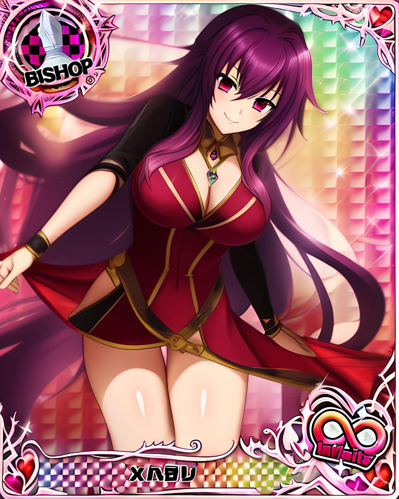 infinity_card,  infinity_background,  1girl by SysDeep on Tensor.Art