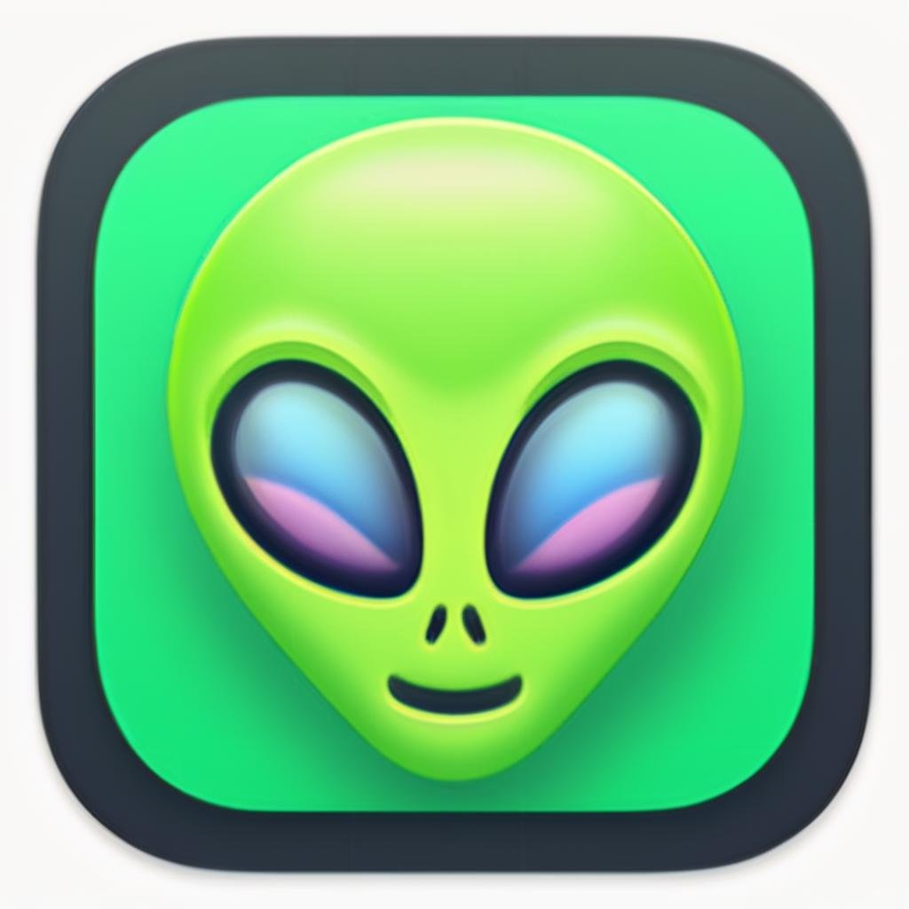 a alien,  icons,  ios icon app on Tensor.Art