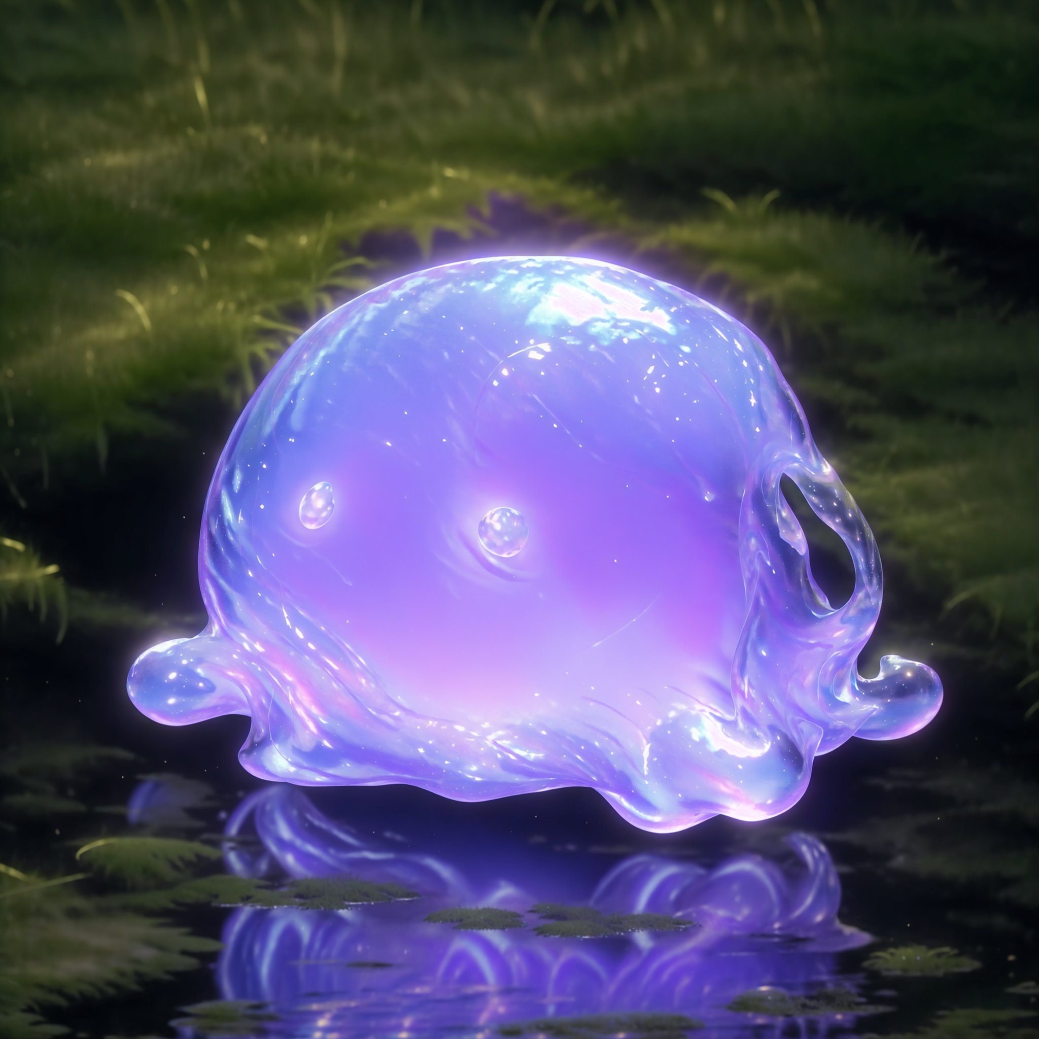Purple slime by Caption Master on Tensor.Art