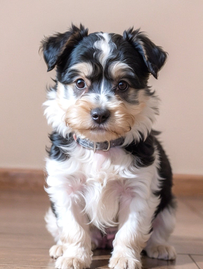 white background,(puppy,puppy,',kawaii),schnauzer,