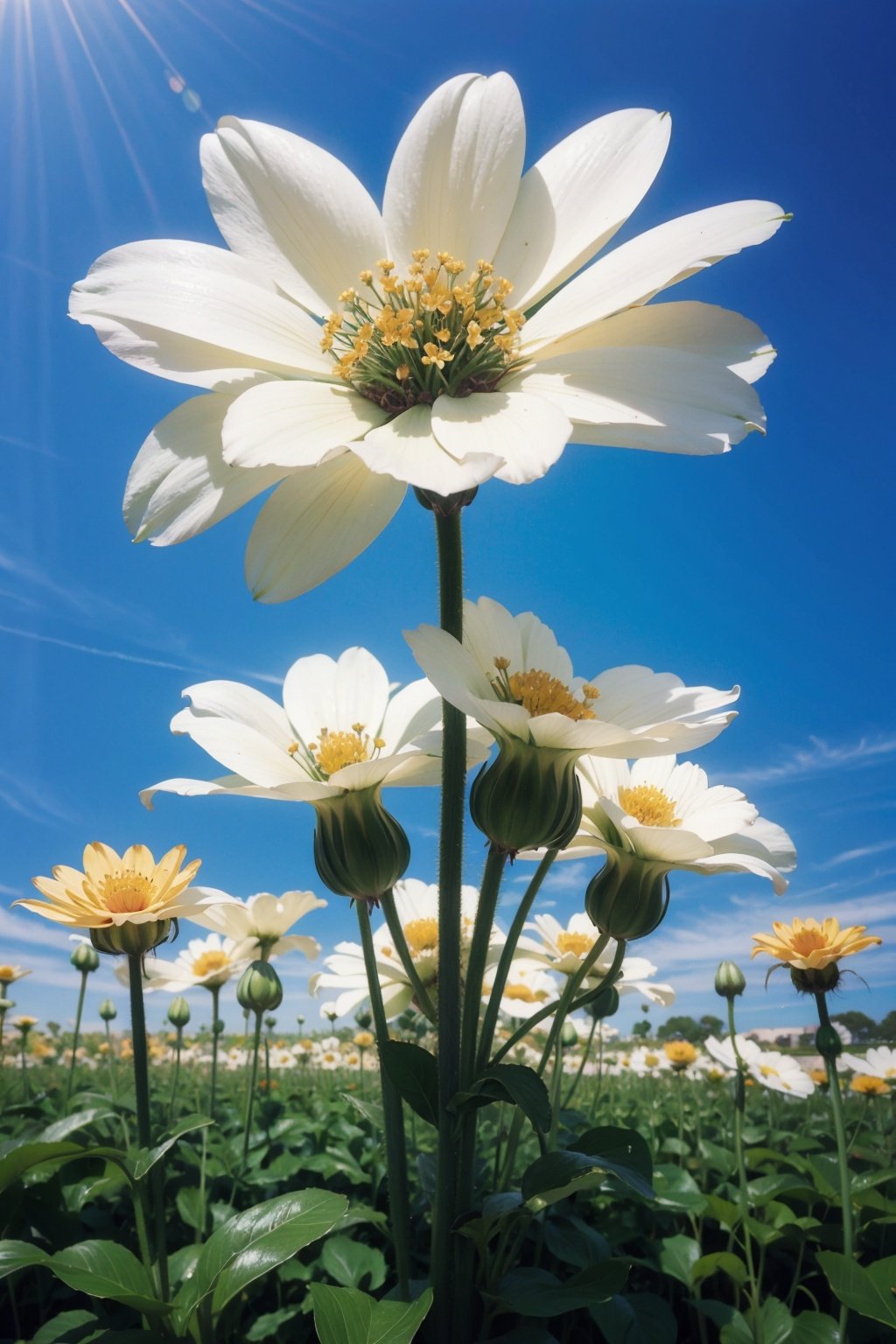  Huge flowers