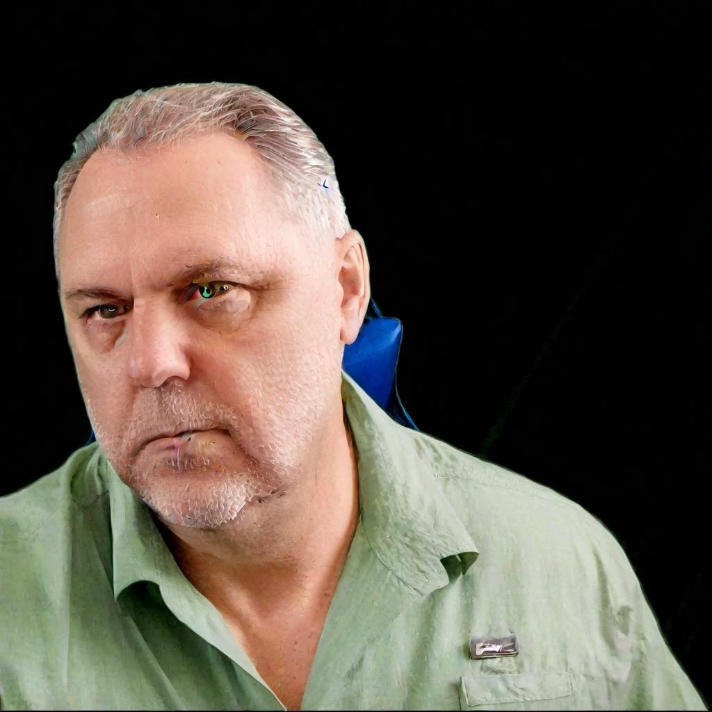 (((masterpiece))),  Craig Severance,  Craig Facing the camera (((Wearing a green shirt))) by Talk About News!  on Tensor.Art