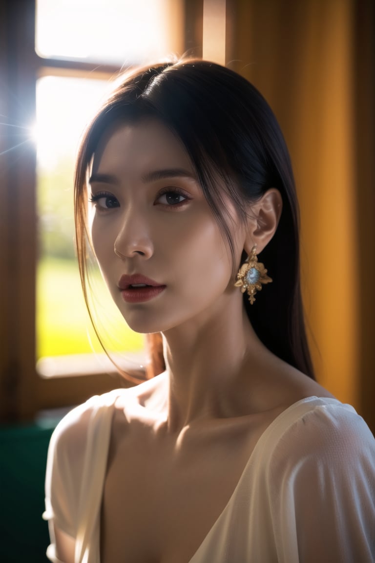 hyper realistic lifelike texture dramatic lighting unrealengine trending on artstation, award winning photo, nikon RAW photo, 8 k, Fujifilm XT3, masterpiece, best quality, realistic, photorealistic, ultra detailed, extremely detailed face,solo, 1girl,<lora:AlyssaChia_MajicReal6:0.8> <lora:koreanDollLikeness:0.2> <lora:shojovibe_v11:0.2>