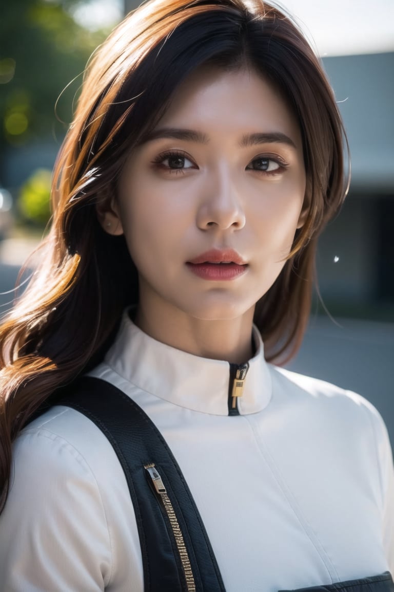 hyper realistic lifelike texture dramatic lighting unrealengine trending on artstation, award winning photo, nikon RAW photo, 8 k, Fujifilm XT3, masterpiece, best quality, realistic, photorealistic, ultra detailed, extremely detailed face,solo, 1girl,<lora:AlyssaChia_MajicReal6:0.8> <lora:koreanDollLikeness:0.2> <lora:shojovibe_v11:0.2>