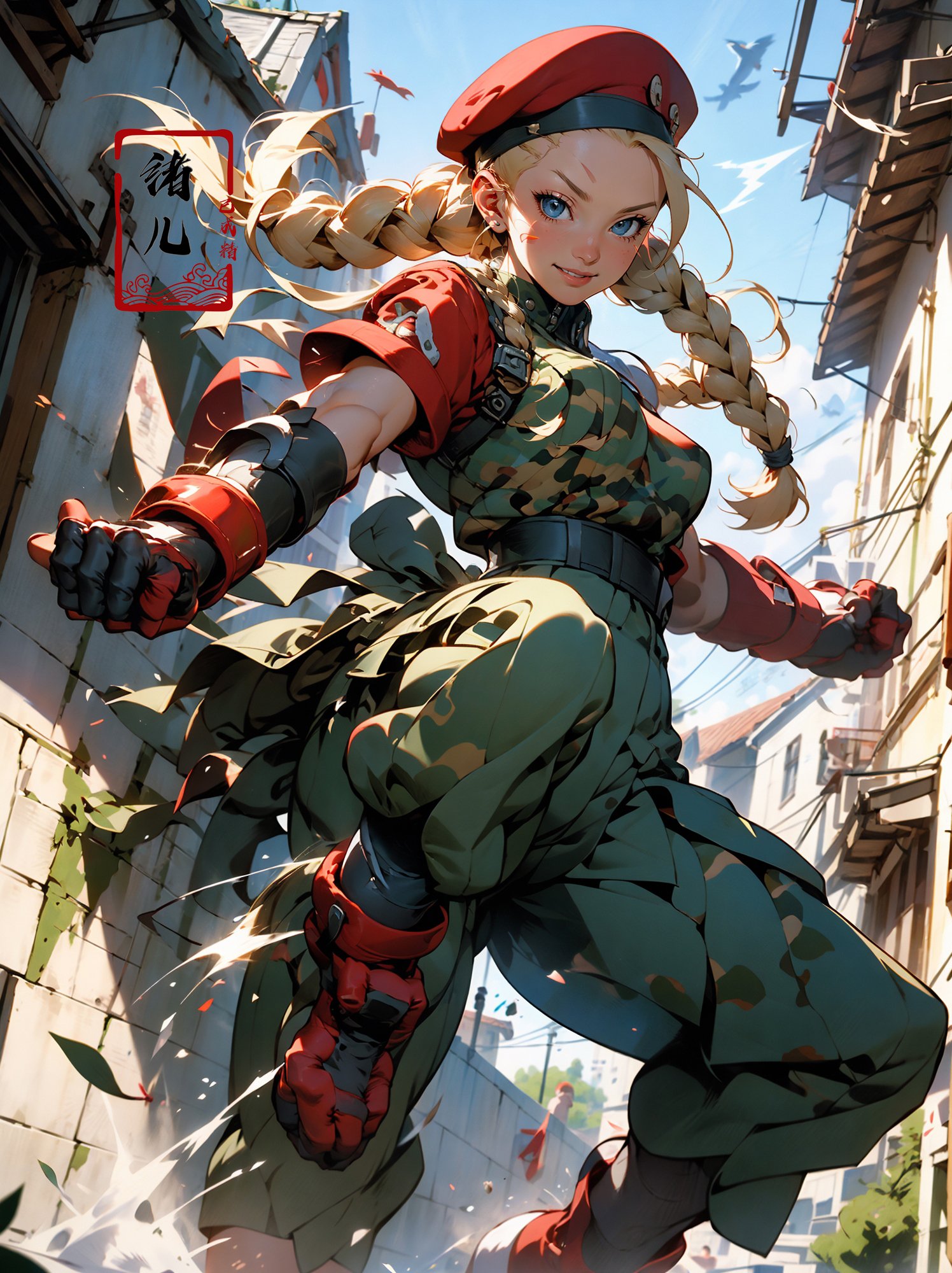 CAMMY,  Epic CG masterpiece,  from Capcom game Street Fighter by Ttan on Tensor.Art