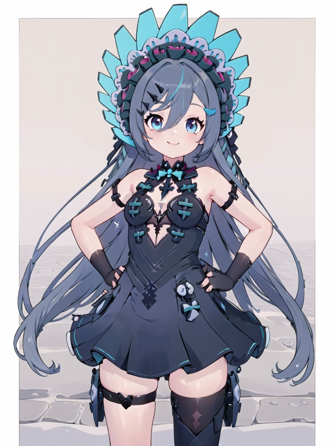 1girl,  thighhighs,  solo by B站-空想家幻小风 on Tensor.Art