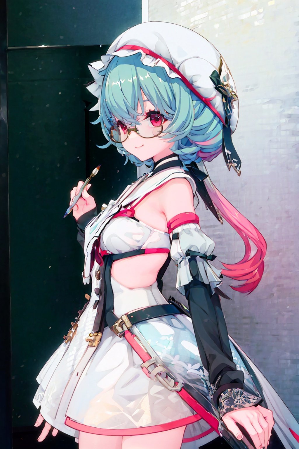 1girl,  solo,  multicolored hair by B站-空想家幻小风 on Tensor.Art