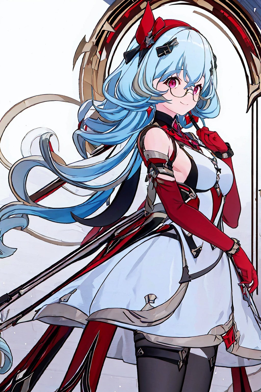 1girl,  solo,  red gloves by B站-空想家幻小风 on Tensor.Art