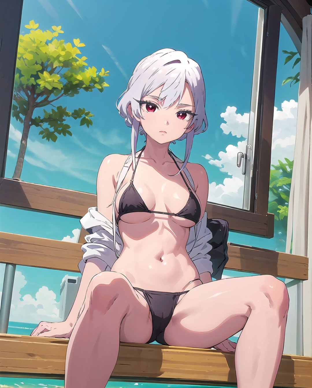 nano_wz,  white hair,  red eyes by Weeezy™ on Tensor.Art