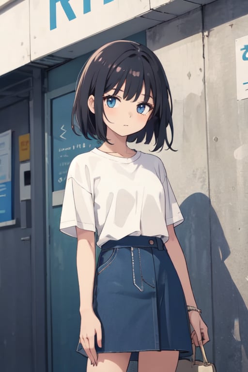 1girl,  solo,  white shirt by user_634671990527194624 on Tensor.Art