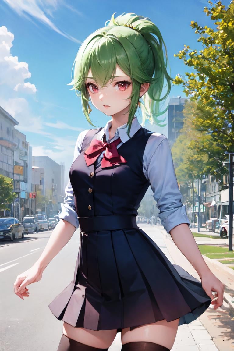 1girl,  solo,  kuki shinobu by Ttan on Tensor.Art