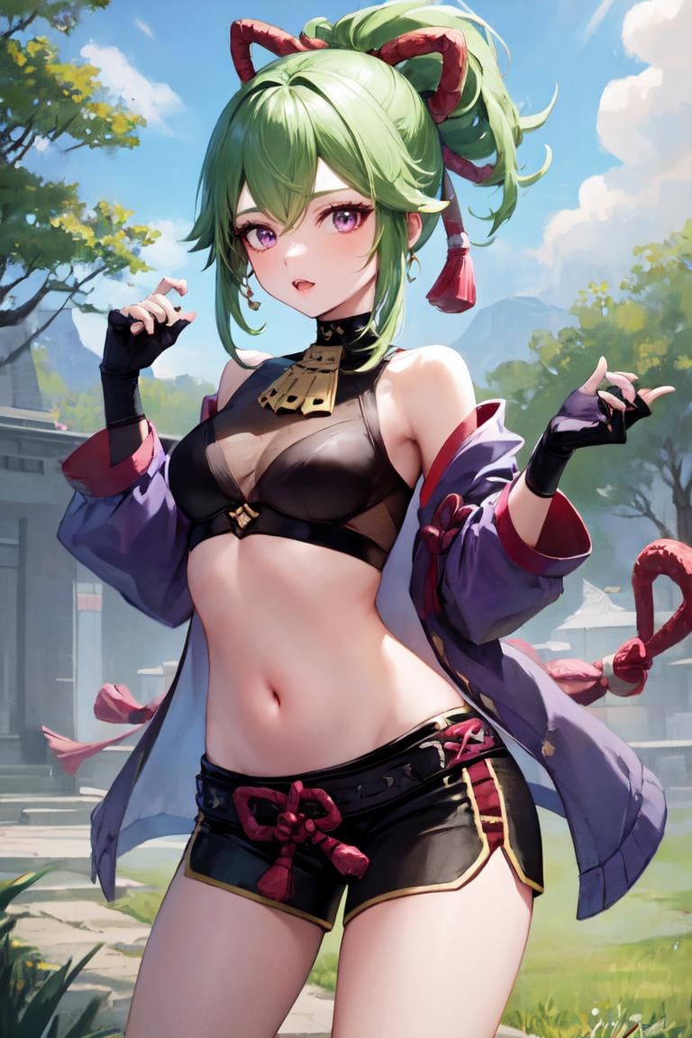 1girl,  solo,  kuki shinobu by Ttan on Tensor.Art