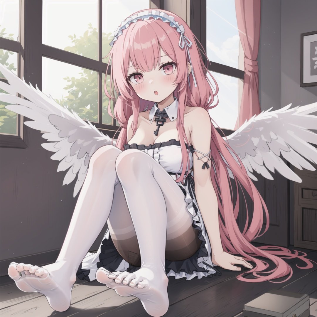 pink hair,  key necklace,  hairband by 超市里扫货 on Tensor.Art
