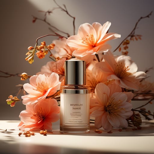 masterpiece, best quality, photography advertising of jar lotion skin care products, myphamhoahong photo, flower, (orange flower:1.2), leaf, branch, petals, plant, gradient, garden, realistic, cold theme, scenery, shadow, still life <lora:myphamhoahong_final:1> <lora:epiNoiseoffset_v2:1> <lora:add_detail:0.8>