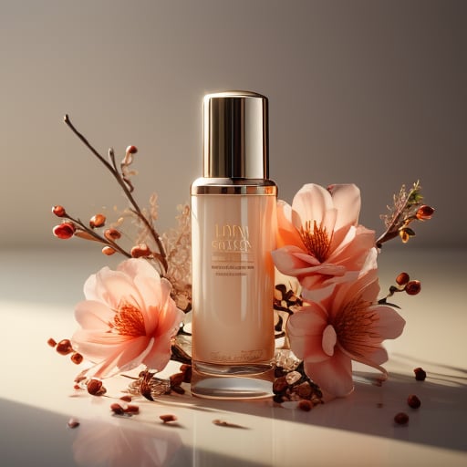 masterpiece, best quality, photography advertising of jar lotion skin care products, myphamhoahong photo, flower, (orange flower:1.2), leaf, branch, petals, plant, gradient, garden, realistic, cold theme, scenery, shadow, still life <lora:myphamhoahong_final:1> <lora:epiNoiseoffset_v2:1> <lora:add_detail:0.8>