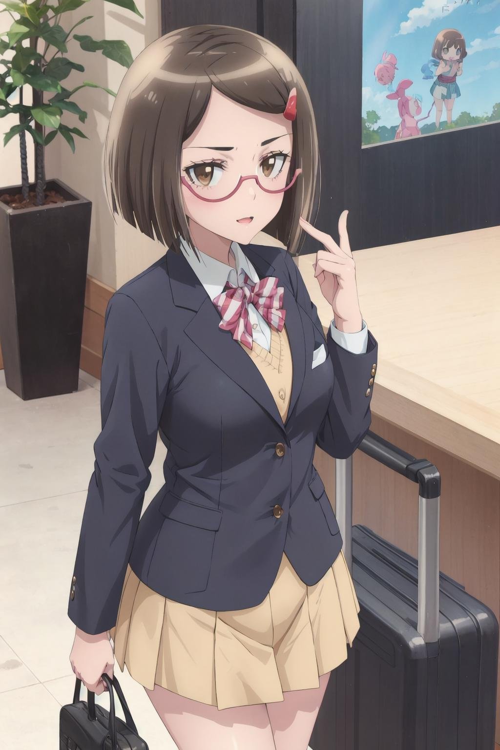 oonomidori,  school_uniform,  blazer by Ttan on Tensor.Art