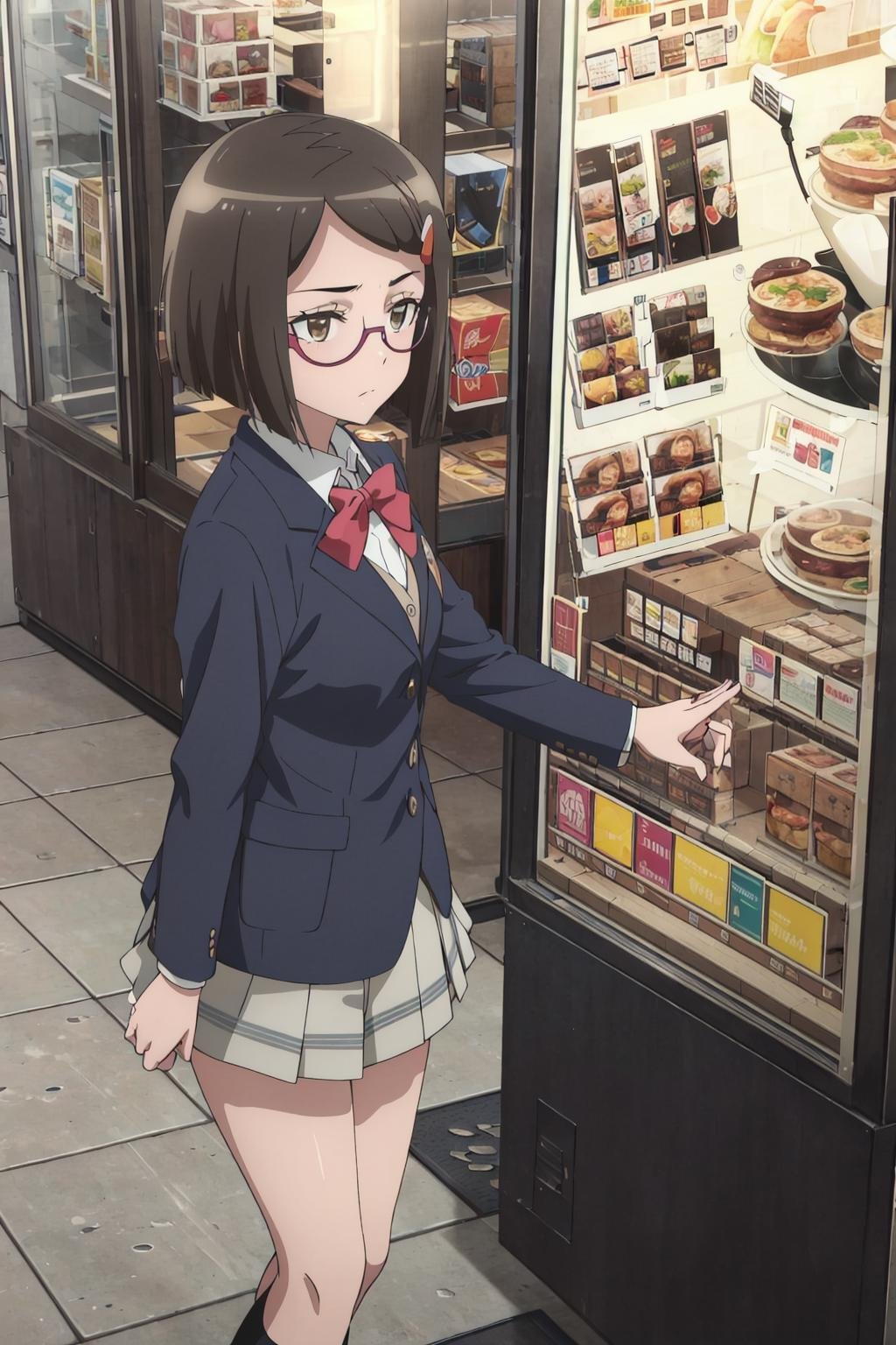 oonomidori,  looking_at_viewer,  eyewear by Ttan on Tensor.Art