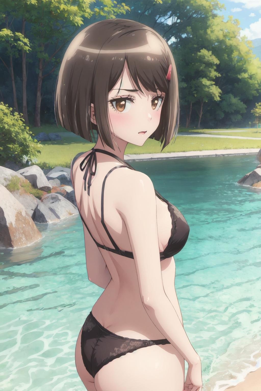 oonomidori,  looking_at_viewer by Ttan on Tensor.Art