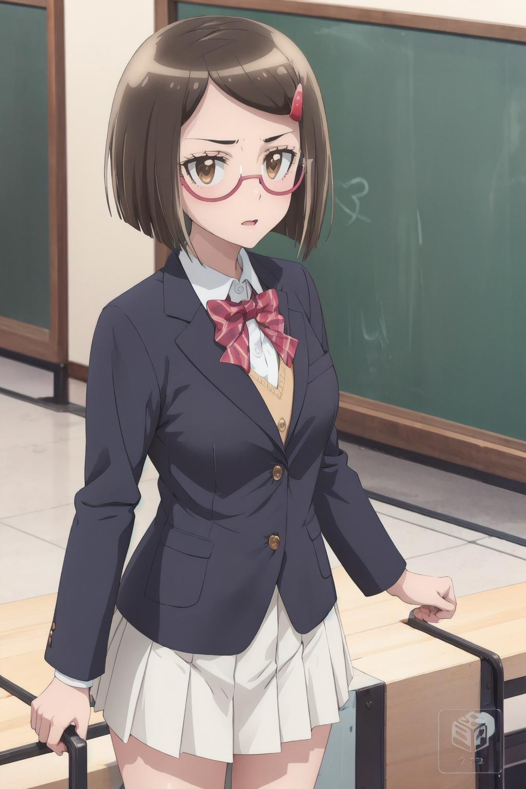 oonomidori,  school_uniform,  blazer by Ttan on Tensor.Art