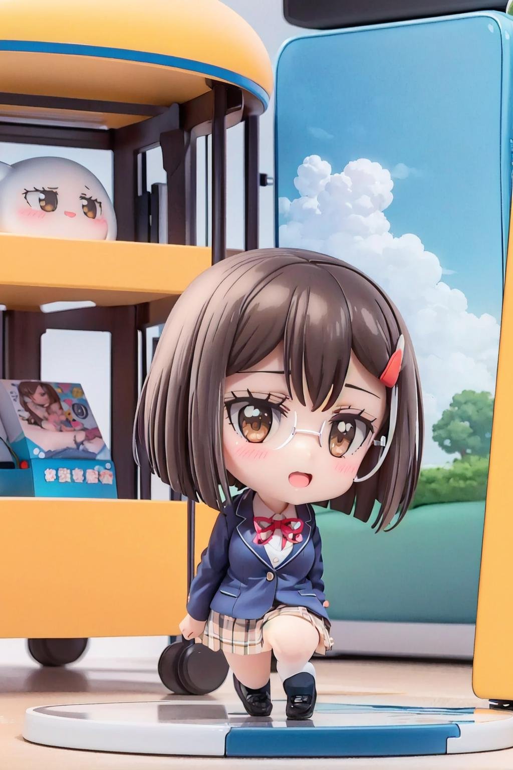 oonomidori,  looking_at_viewer,  eyewear by Ttan on Tensor.Art