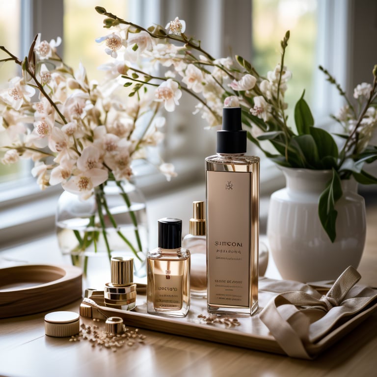 masterpiece, best quality, photography advertising of jar lotion skin care products, myphammaukem photo, flower, leaf, branch, petals, plant, realistic, scenery, still life, full light, window lighting <lora:myphammaukem_final:1> <lora:epiNoiseoffset_v2:1> <lora:add_detail:0.8>