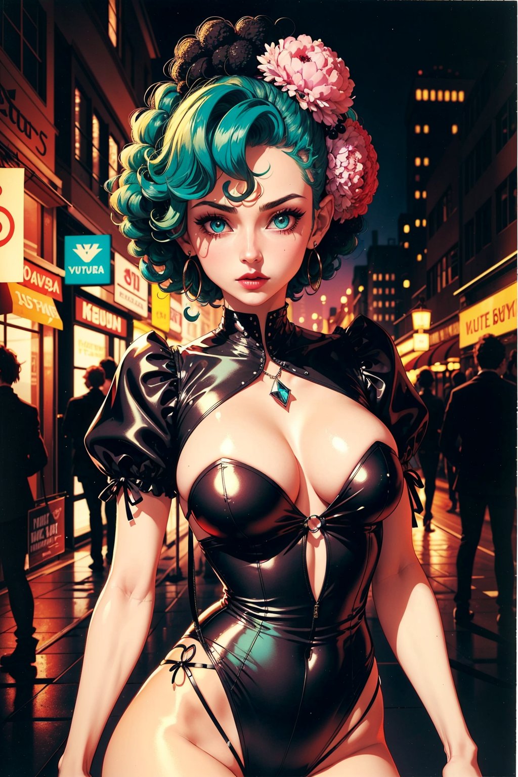 1 girl,  adult woman,  ruby eyes by Keith on Tensor.Art