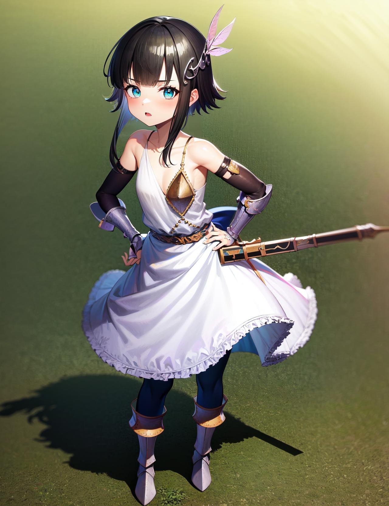 1girl,  solo,  green eyes by Ttan on Tensor.Art