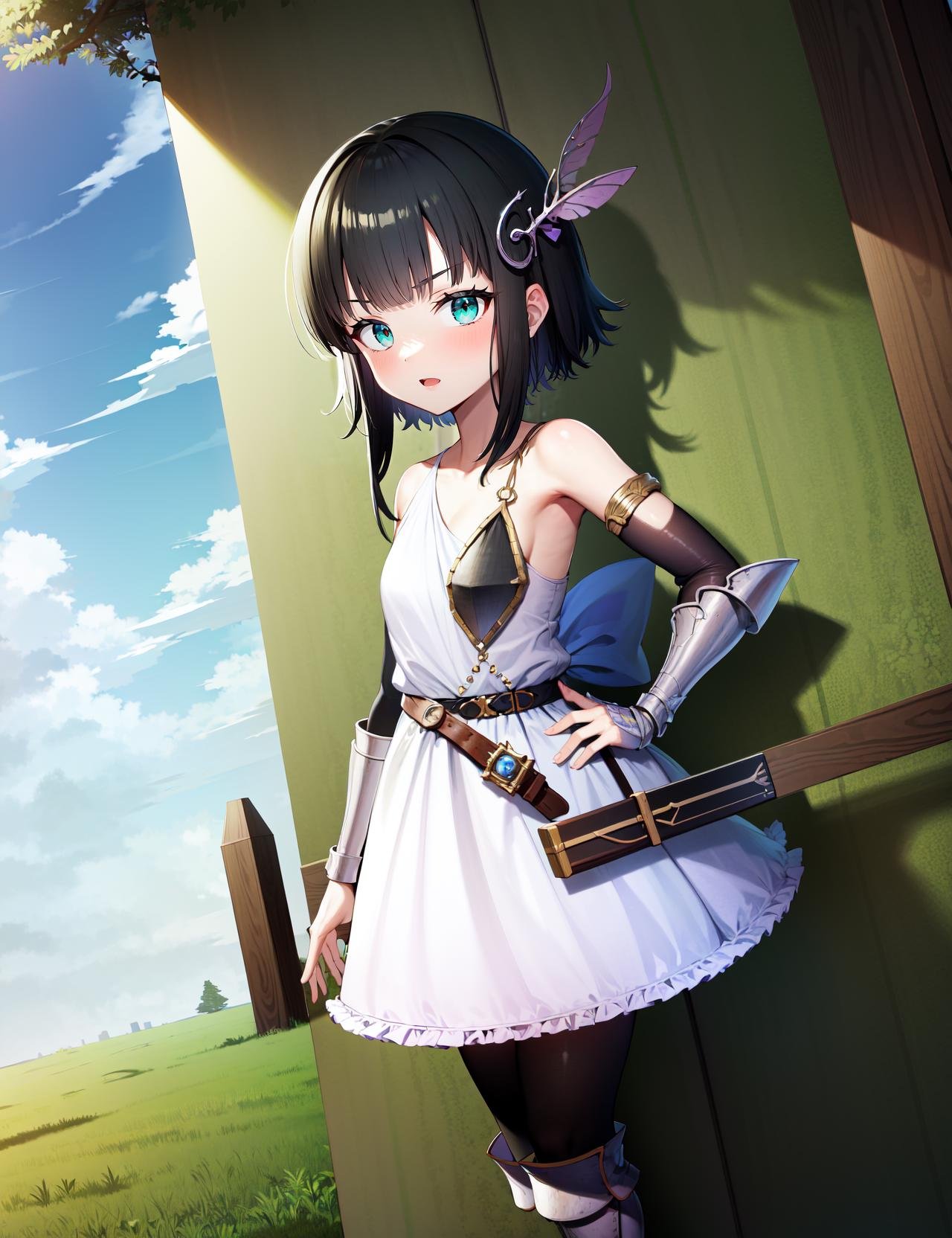 1girl,  solo,  green eyes by Ttan on Tensor.Art
