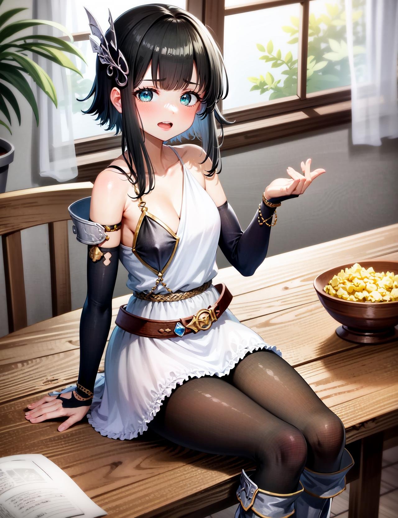 1girl,  solo,  green eyes by Ttan on Tensor.Art