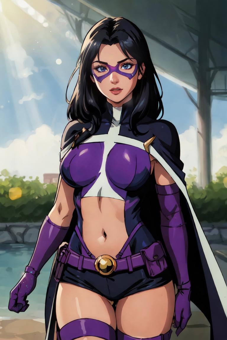 masterpiece,  best quality,  CARTOON_DC_huntress_ownwaifu by ownwaifu on Tensor.Art