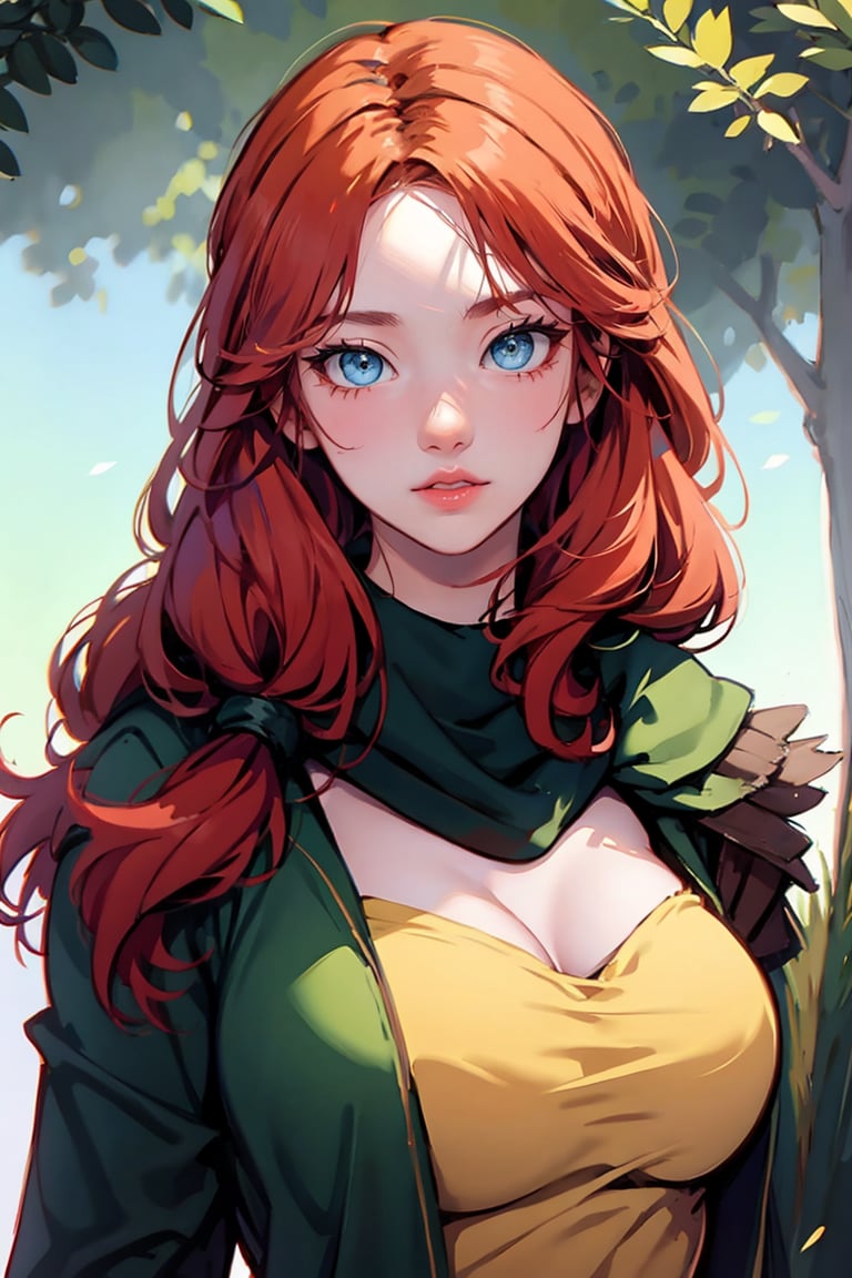 young girl, red hair,  blue eyes,  arcana , Windranger anime style,<lora:EMS-78686-EMS:0.400000>,<lora:EMS-78673-EMS:0.600000>,<lora:EMS-96863-EMS:0.800000>