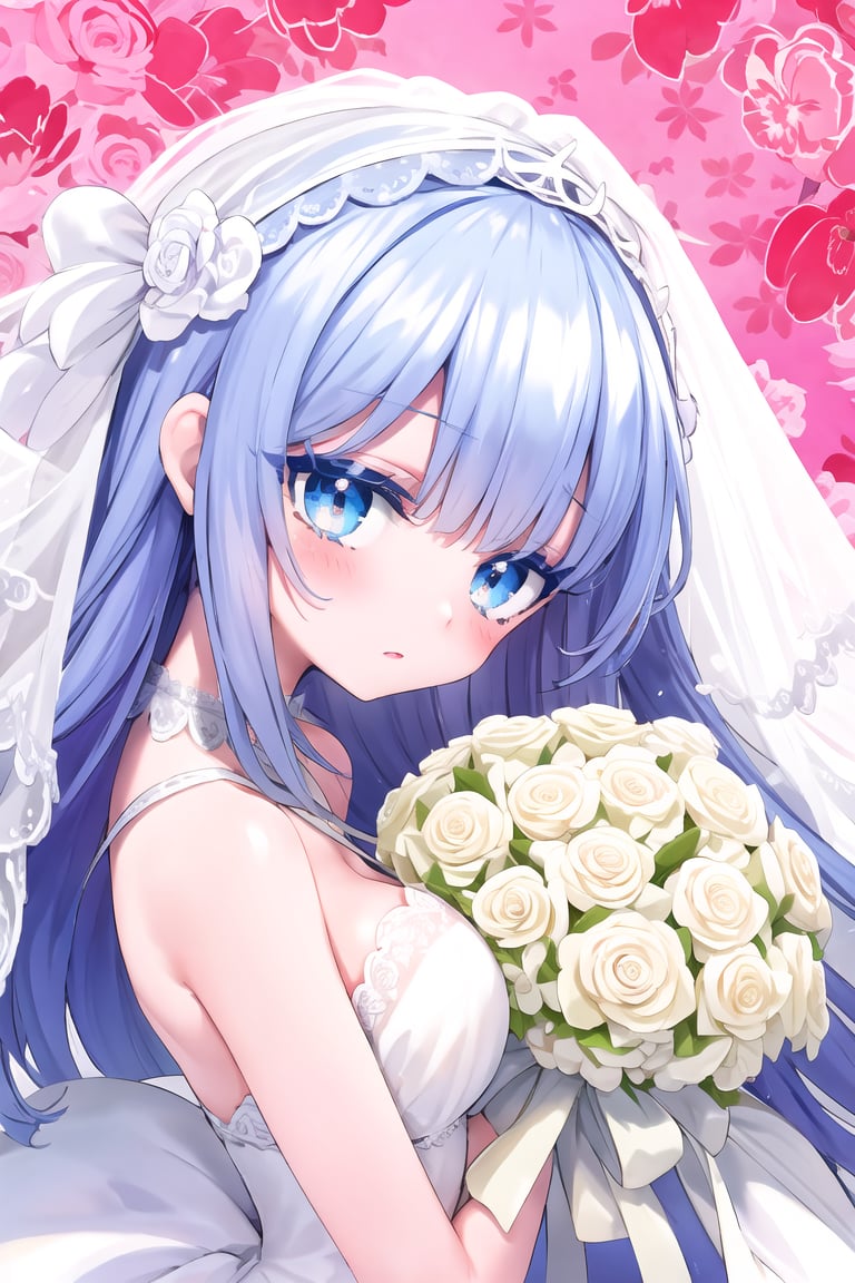 eyelashes,  wedding dress,  bridal veil by user_646325667025143844 on Tensor.Art