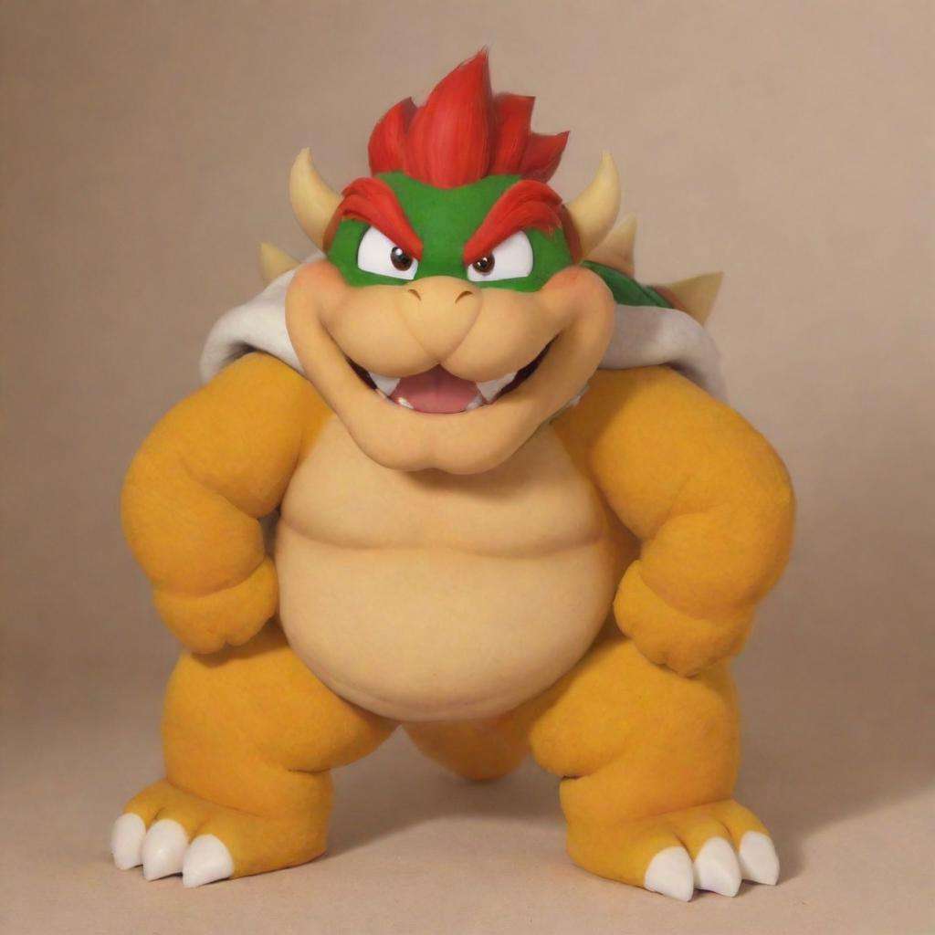Bowser,  cute,  smiling by Touch Night on Tensor.Art