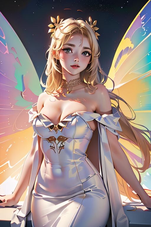 <lora:auroraFateV10-000012:0.8>,(masterpiece, best quality, hi-res:1.2), 1girl, solo,wings , blonde hair 