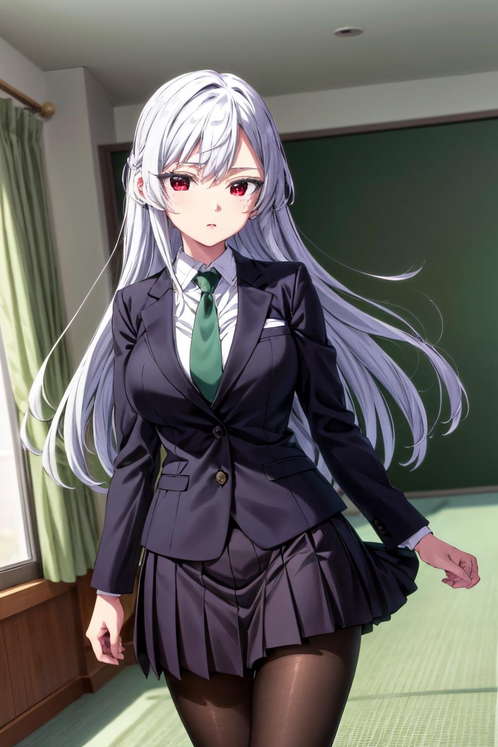 nano_wz,  red eyes,  white hair by WhiteZ on Tensor.Art