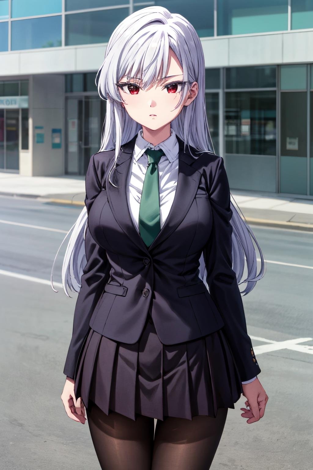 nano_wz,  red eyes,  white hair by WhiteZ on Tensor.Art