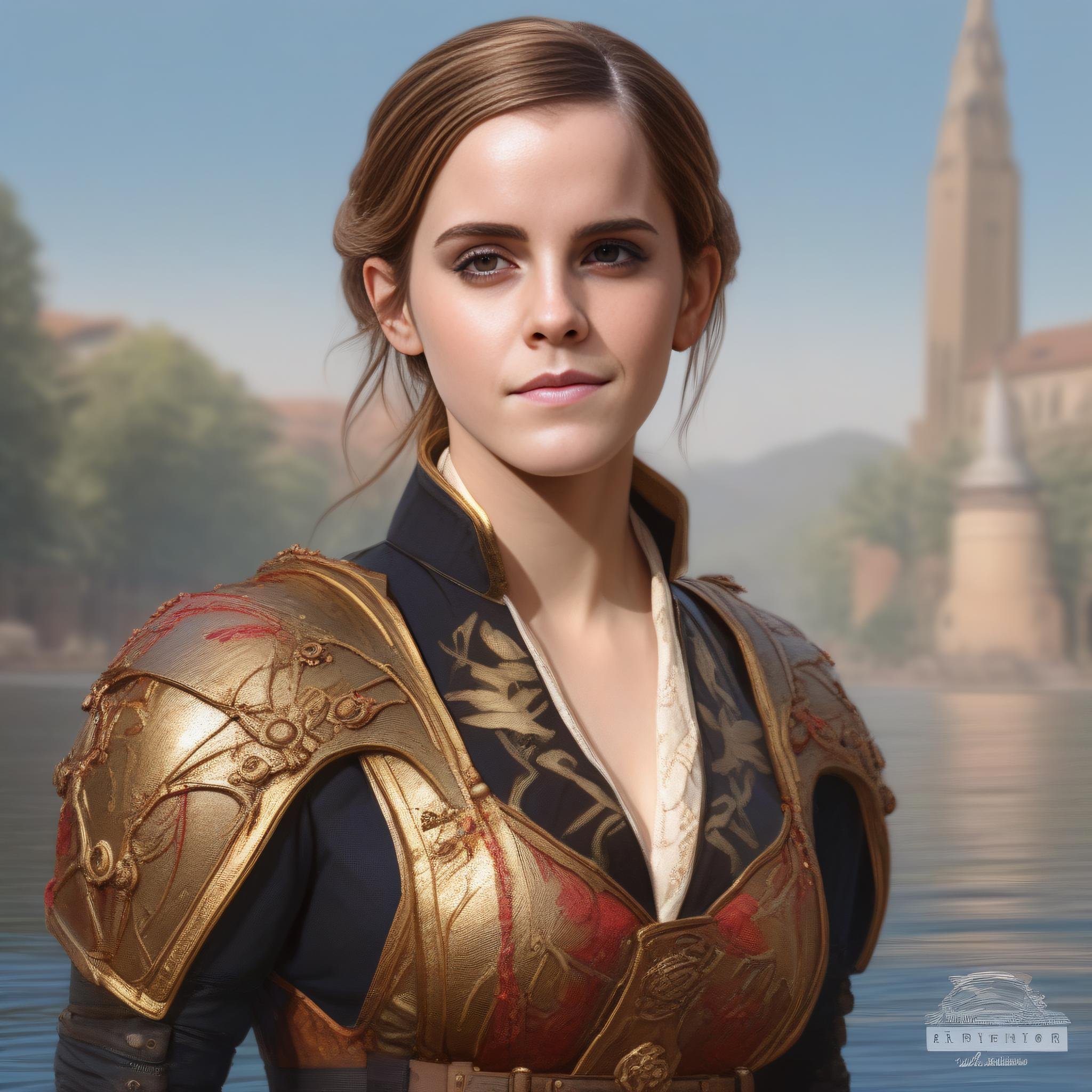 EmmaWatson,<lora:EmmaWatsonSDXL:1>,Portrait,Female, beautiful digital painting, artstation, concept art, smooth, sharp focus, illustration, ArtStation, art by artgerm and greg rutkowski and alphonse mucha and J. C. Leyendecker and Edmund Blair Leighton and Katsuhiro Otomo and Geof Darrow and Phil hale and Ashley wood and Ilya repin and Charlie Bowater, painted warhammer miniature product design, high quality print, fine art with subtle redshift rendering, masterpiece, intricate detailed environment, 8K resolution, hyperrealistic, HDR, octane render, cinematic lighting, dramatic lighting, shadows, cinematic, volum