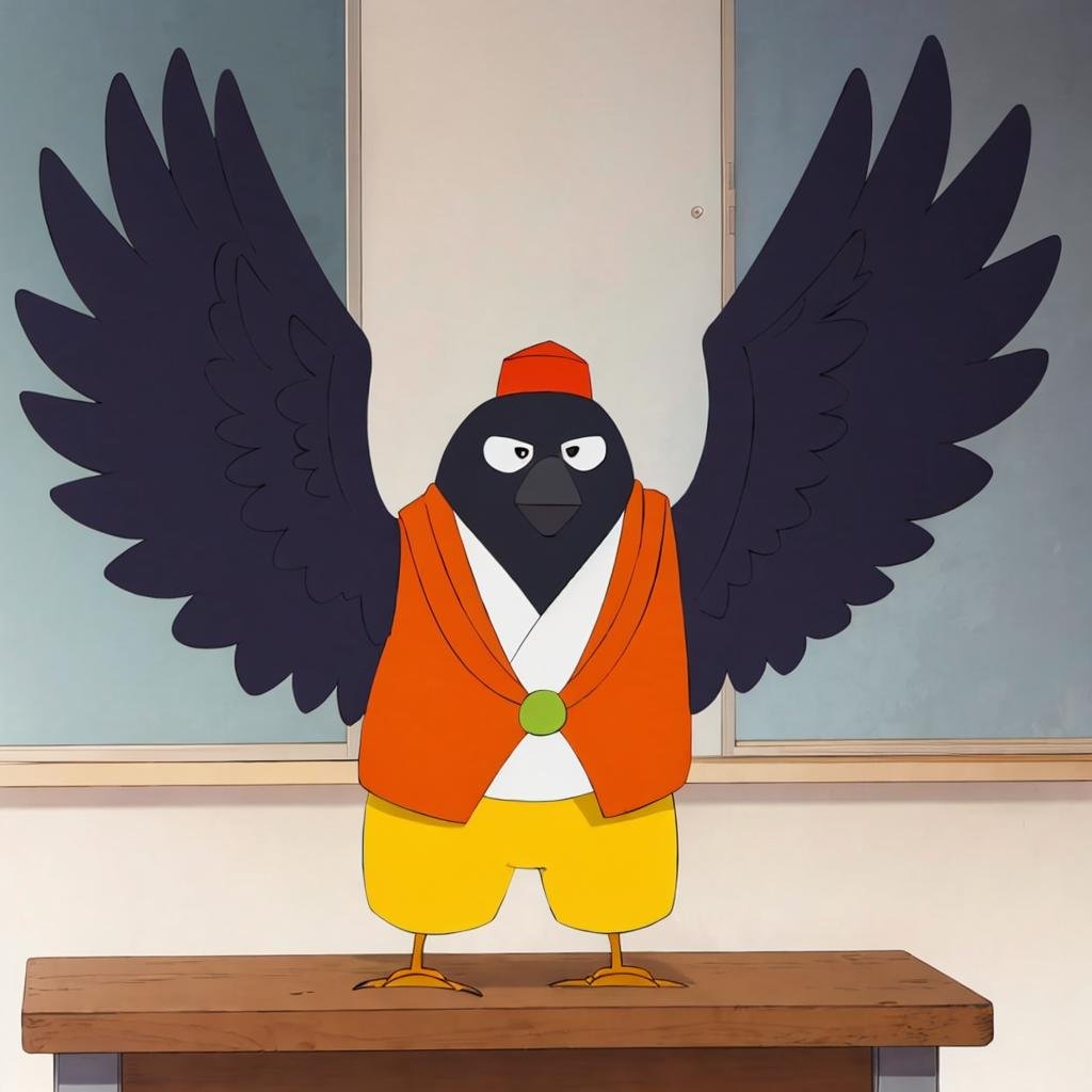 classroom,  henchmancrow,  crow by Ttan on Tensor.Art